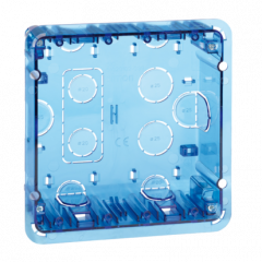 Zápustné boxy SIMON 500 2×S500 4×K45 modré transparentné