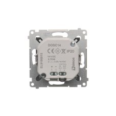 LED osvětlení s pohybovým senzorem (přístroj s krytem), 14 V / 0,78 W, barva světla studená bílá (5900 °K), Simon 54, barva antracitová metalizovaná