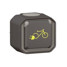 Zásuvka pro nabíjení elektrokol Legrand Plexo 230 V / 16 A, IP55, antracit