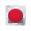 LED signalizátor - červené světlo stříbrná