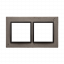 Simon Betónový rám 2-násobný tmavý betón/antracit