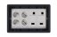 Podlahová zásuvka 4x 250V/16A + 2x RJ45 cat.6 + 2x HDMI, barva boxu grafitově-šedá, s pouzdrem pro lité podlahy