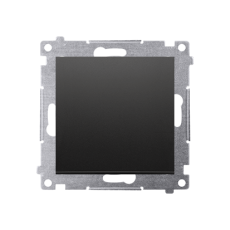 Krížový spínač (prístroj s krytom), bez piktogramu, radenie 7, Simon 54, farba čierna matná metalizovaná