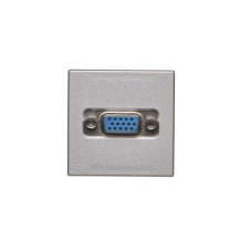 Kryt K45 VGA (D-SUB 15) 45×45mm hliník