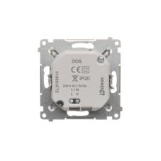 LED osvětlení (přístroj s krytem), 230 V / 0,93 W, barva světla teplá bílá (3100 °K), Simon 54, barva stříbrná metalizovaná