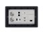 Podlahová zásuvka 2x 250V/16A, USB nabíječka A+C, 2x RJ45 cat.6, 1x HDMI, 2x USB-A data, 1x Mini-jack 3.5mm, barva boxu grafitově-šedá, s pouzdrem pro lité podlahy