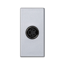 Kryt K45 S-VIDEO 45×22,5mm hliník
