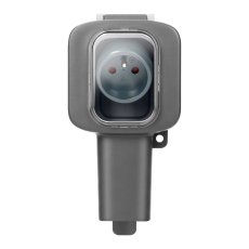 Venkovní zásuvka ORNO AQUATIC HD 230 V / 16 A, IP56, s ochranným kolíkem, šedá