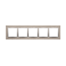 Betonový rámeček 5-násobný světlý beton/stříbro