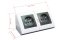 Rohová zásuvka 1x 250V / 16A + 2x USB A+C nabíjačka 5V/3.1A, farba biela, bez kábla