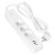 Smart Wi-Fi predlžovací prívod Tuya Smart, 3× 230 V + USB, 16 A, biely