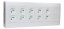 Nástenný box S500, 10x zásuvka 250V, 4x RJ45 cat.6 , farba biela