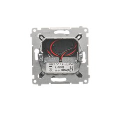 LED osvětlení (přístroj s krytem), 14 V / 0,42 W, barva světla teplá bílá (3100 °K), Simon 54, barva antracitová metalizovaná
