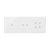 Moduly s dotykovým panelem 3 1 dotykové pole, 2 horizontální dotykové pole, perlová/bílá
