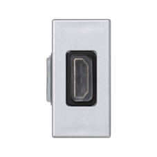 Kryt K45 Adaptér HDMI-HDMI 45×22,5mm hliník