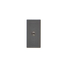 Kryt K45 Mini-jack 3,5mm 45×22,5mm grafitově-šedá