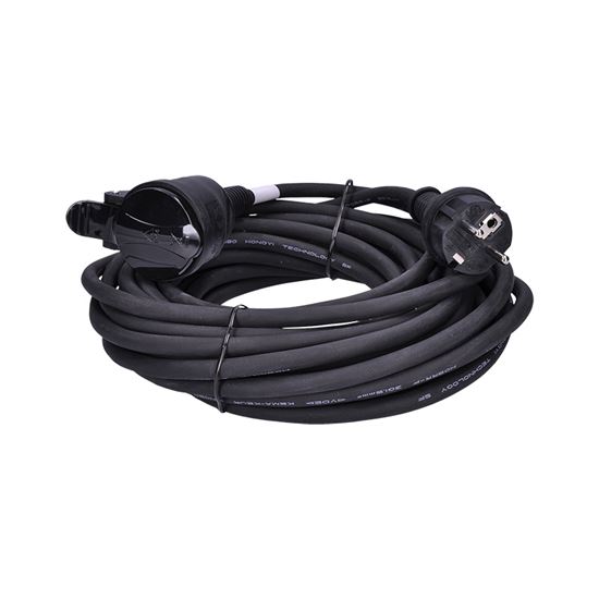 Prodlužovací kabel 20 m, gumový, 1 zásuvka, 3×1,5 mm²