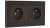 Zásuvky v rámečku pod omítku, 2x 230V/16A + 1x USB nabíječka, barva čokoládová