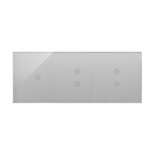 Moduly s dotykovým panelem 3 1 dotykové pole, 2 vertikální dotyková pole, bouřková/stříbro