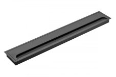 Kabelová průchodka 80 x 500 mm, materiál hliník, barva černá