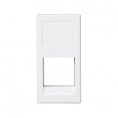 Kryt pre dátovú zásuvku K45 3M Volition OCK jednoduchý bez krytu plochý 45 × 22,5 mm čisto biely