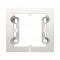 Simon Krabička na povrchovú montáž, 1-skladacia, pre rámiky Simon 54 Premium, hĺbka 35 mm, krémovo biela
