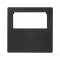 Připojovací deska K45 pro konektory GESIS jodnoduchá 45×45mm grafitově-šedá