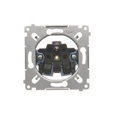 Zásuvka 1 násobná, s uzemněním (přístroj), 16 A / 250 V~, bezšroubové svorky