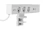 Stolní blok NICO, 3x zásuvka 230V (schuko), 2x nabíjecí USB A+C 30W, kabel 1.5m, barva bílá