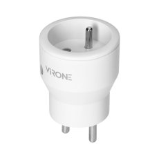 Bezdrôtová zásuvka MINI s diaľkovým ovládaním, 2+1, 2300W, farba biela