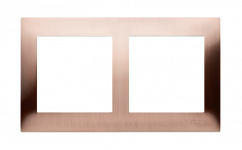 Rámeček 2 - násobný kovový rustikální měď, kov