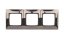 Rámeček 3 násobný, kovový, Simon 54, barva tmavá ocel