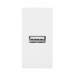 Modulární nabíjecí USB port NOEN. barva bílá