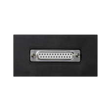 Kryt K45 LPT (D-SUB 25) 90×45mm grafitově-šedá