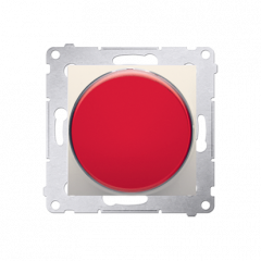 LED signalizátor - červené světlo krémová