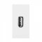 Modulárny dátový USB port NOEN, farba biela