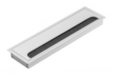 Kabelová průchodka 80 x 280 mm, materiál hliník, eloxovaná