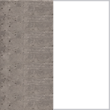 tmavý beton/bílá
