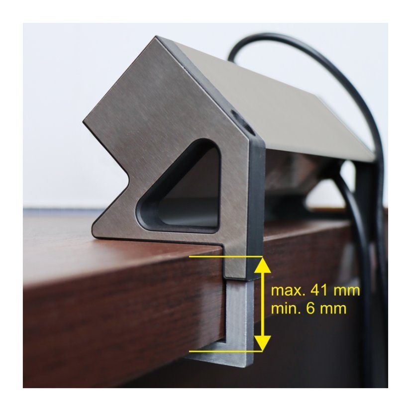 Stolný blok zásuviek DESK BOX, 3x 230V, 2x USB nabíjací A+C, kábel 1.8m