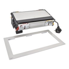 Zapuštěný blok INCARA Flip-up,  2x zásuvka 250V Surface, 1x USB A+C nabíječka 15W, 1x RJ45 cat.6, 1x HDMI, kabel 2m