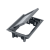 Podlahová krabice FB obdélníkový 8×K45 12mm se zámkem šedá 85mm116mm IK:IK08