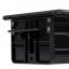 Zásuvkový blok s posuvným hliníkovým krytom v čiernej farbe, 3x 230V, kábel 1.5m
