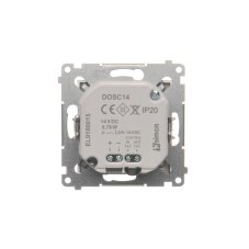 LED osvětlení s pohybovým senzorem (přístroj s krytem), 14 V / 0,78 W, barva světla studená bílá (5900 °K), Simon 54, barva hnědá metalizovaná