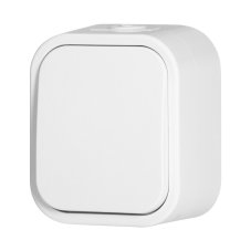 Vypínač na omietku striedavý "schodišták", 10A, 250V, IP54, WNT-5B2, farba biela