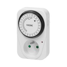 Mechanický zásuvkový časovač 24 h, 15 min., 3500 W, 16 A