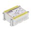 Podlahová zásuvka SF 187x132 mm, 1x 250V/16A + 1x RJ45 cat. 6, barva boxu grafit, pro lité podlahy s kazetou do potěru, vyplnění víka materiálem podlahy
