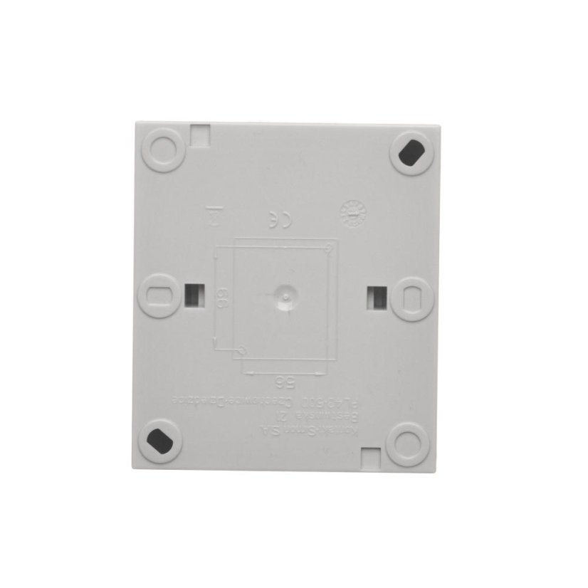 Ovladač zapínací (přístroj s krytem), IP44, bez piktogramu, řazení 1/0, 10 A / 250 V~, šroubové svorky, Aquaclick, barva šedá