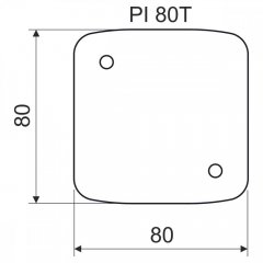 Podložka tepelně izolační PI 80 T_XX