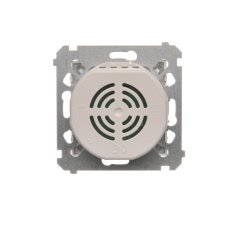 Stmívač osvětlení (přístroj s krytem), otočné ovládání, tlačítkové spínání, 20 – 500 W, jednoobvodový, Simon 54, barva stříbrná metalizovaná