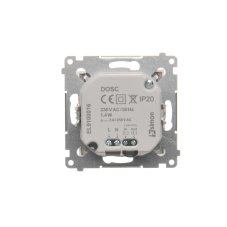 LED osvětlení s pohybovým senzorem (přístroj s krytem), 230 V / 1,23 W, barva světla teplá bílá (3100 °K), Simon 54, barva zlatá metalizovaná